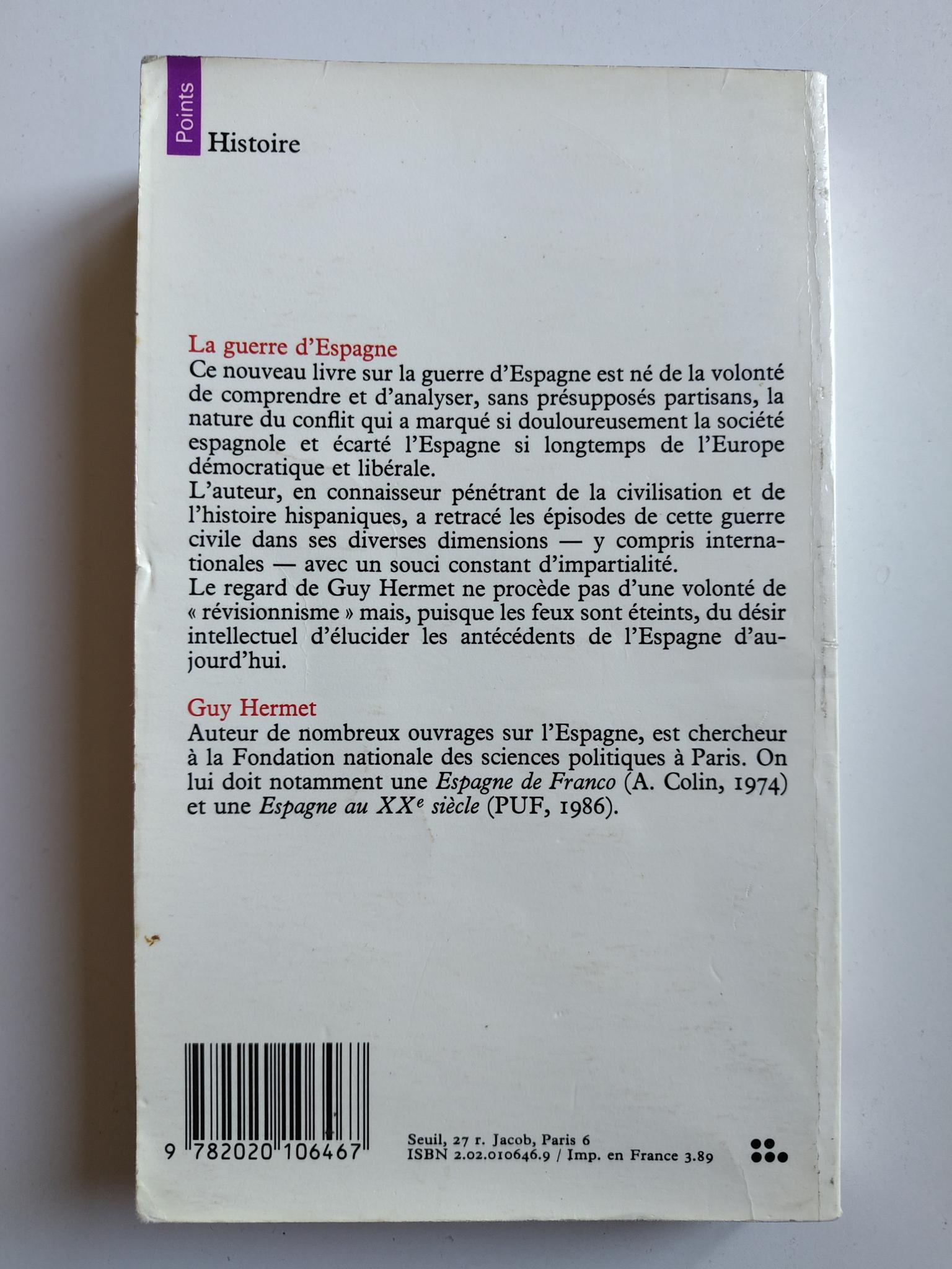 La guerre d&rsquo;Espagne