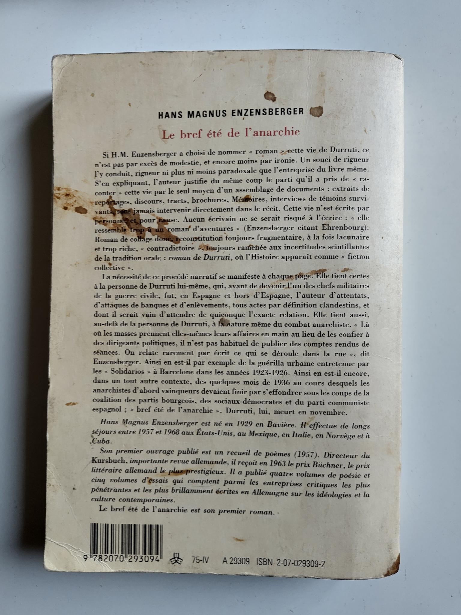 Le bref été de l&rsquo;anarchie